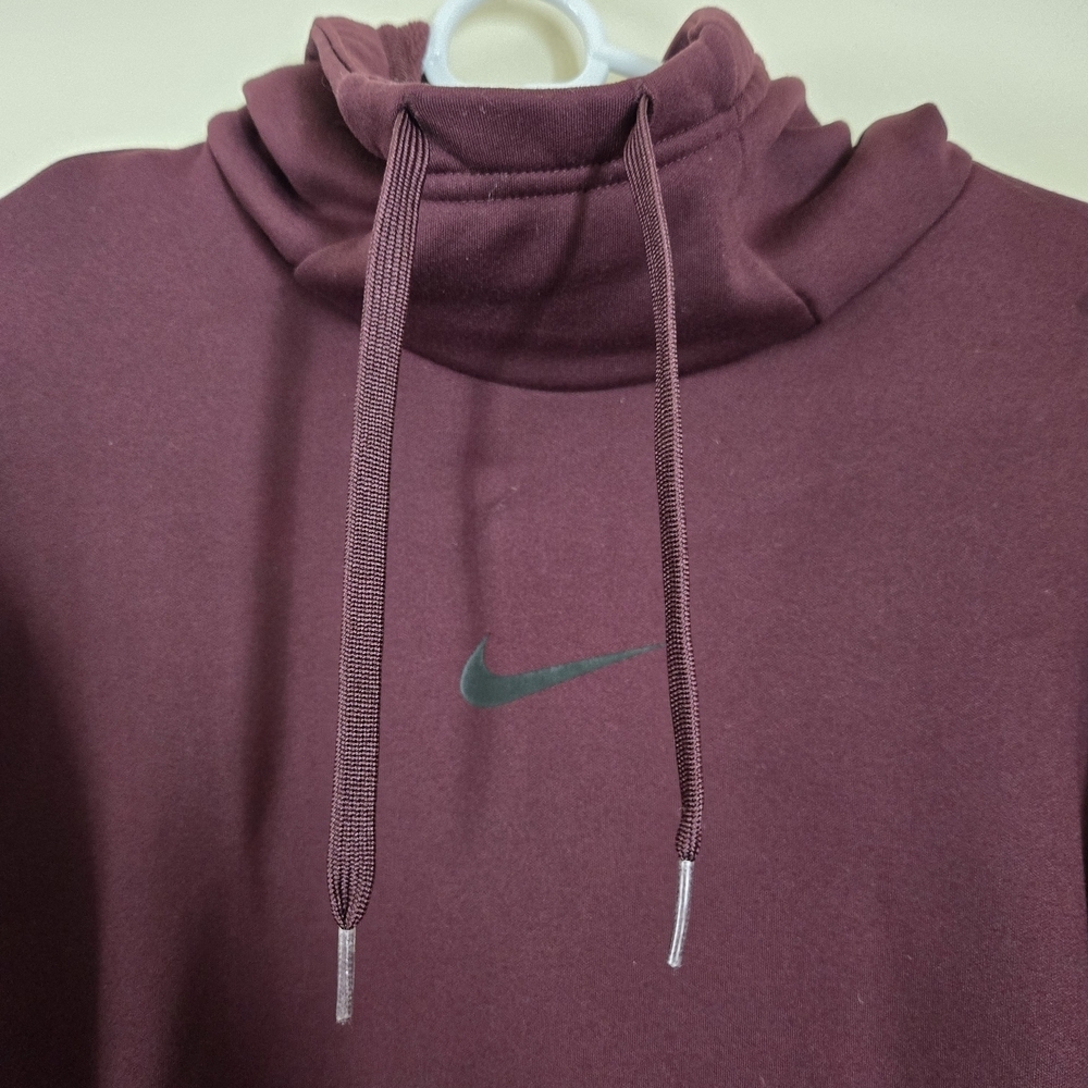Nike Men's Burgundy Crewneck Hoodie Size Small - Picture 3 of 8